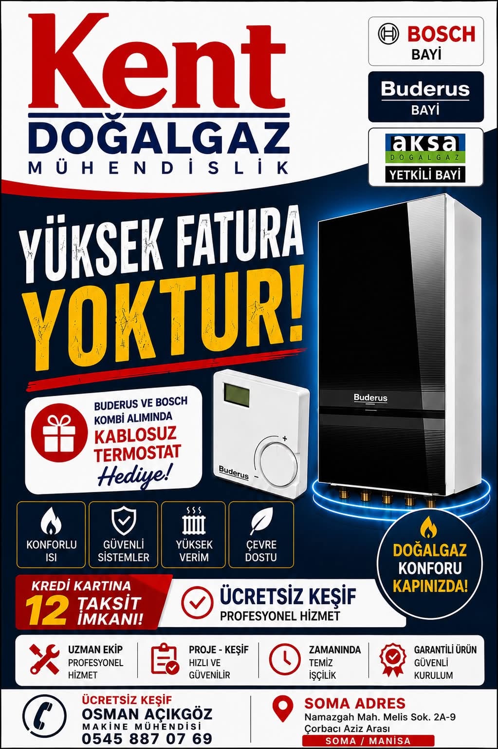 Kent Doğalgaz kampanya görseli
